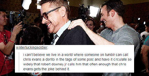 Gotta love RDJ and CE