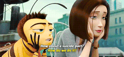 The bee movie was surprisingly morbid