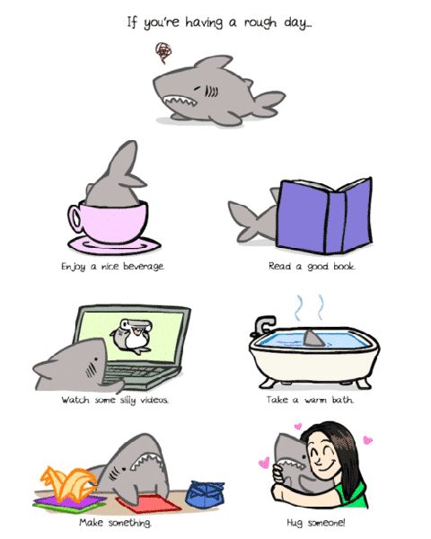 be a happy shark today