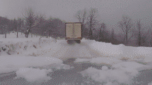 Boxtruck drifting