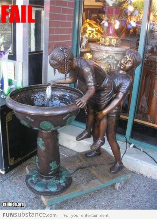 Water Fountain Fail...