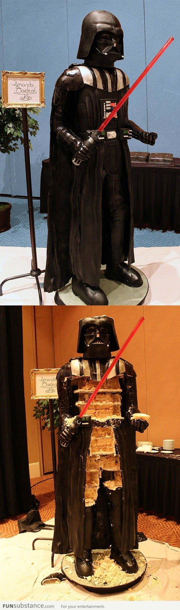 Life size Darth Vader cake!