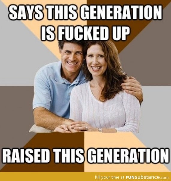 Scumbag parents logic