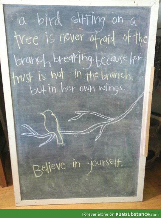 Believe in yourself