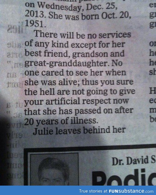 What a badass obituary