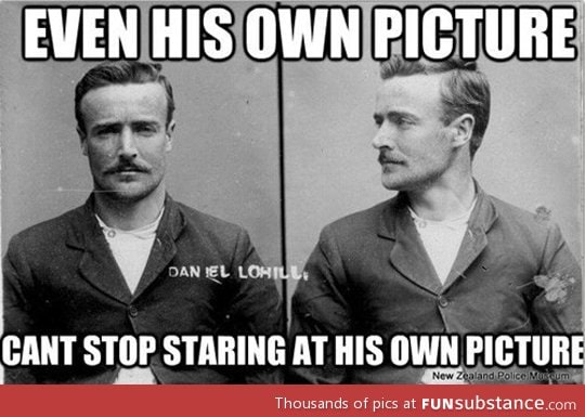 Ridiculously photogenic convict