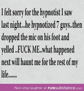 Badluck hypnotist