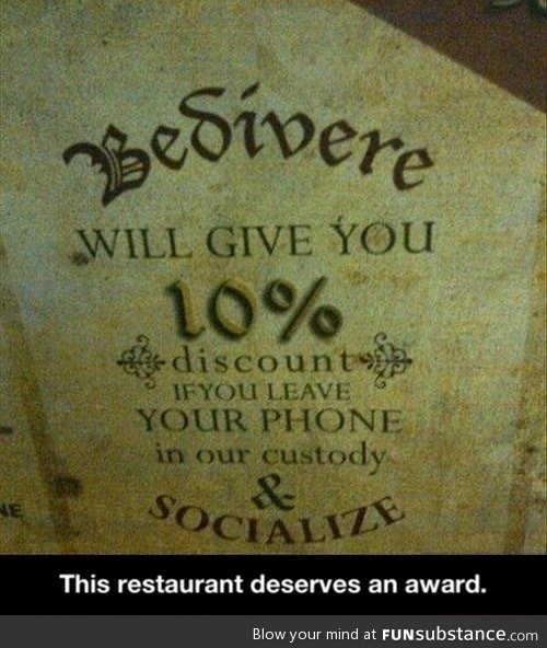 This restaurant deserves an award