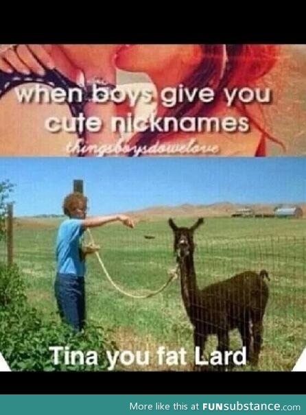 Cute nicknames