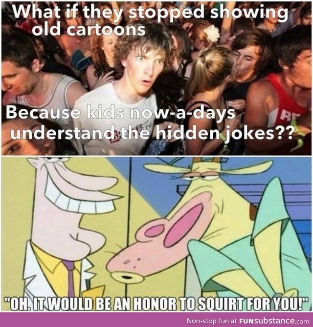 Cartoons and their hidden jokes