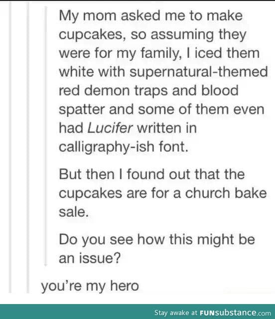 Supernatural Cupcakes