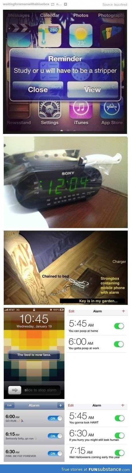 Alarm clocks