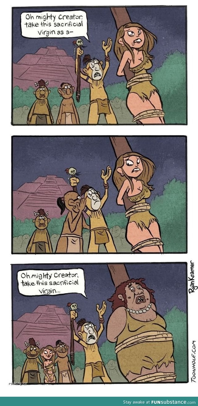 Virgin sacrifice