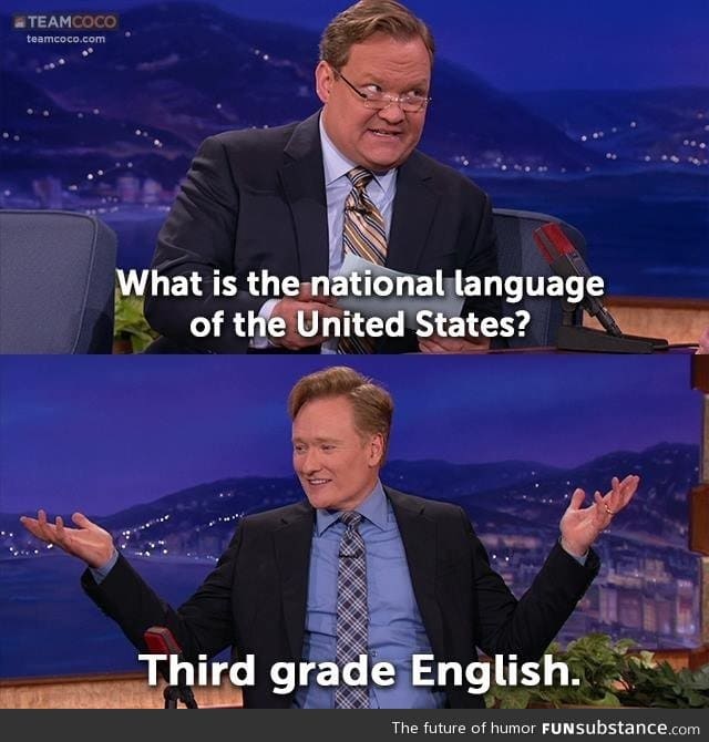 Conan telling it how it is