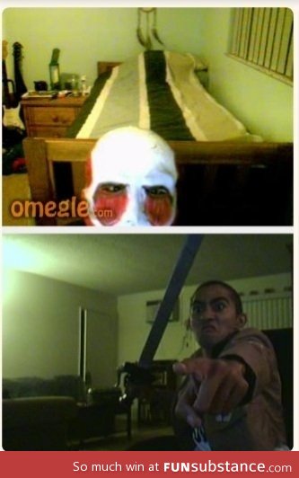 Omegle win