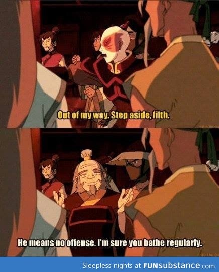 Oh iroh!