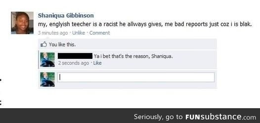 Damn racist "teechers"