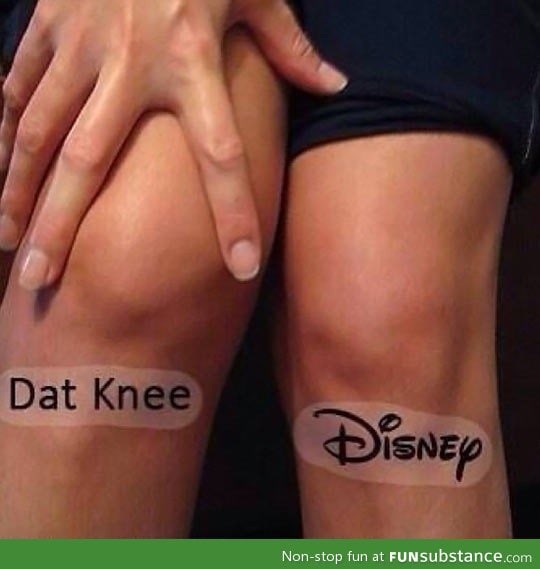 They knee and