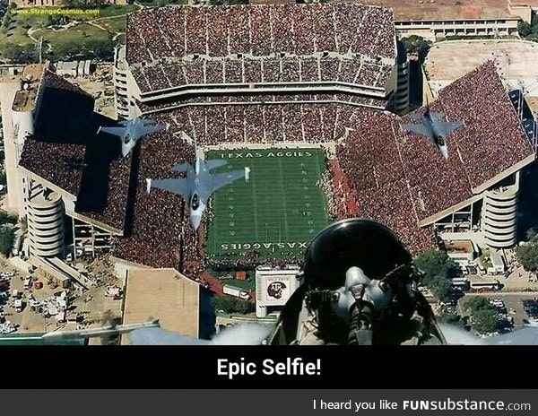 Epic selfie