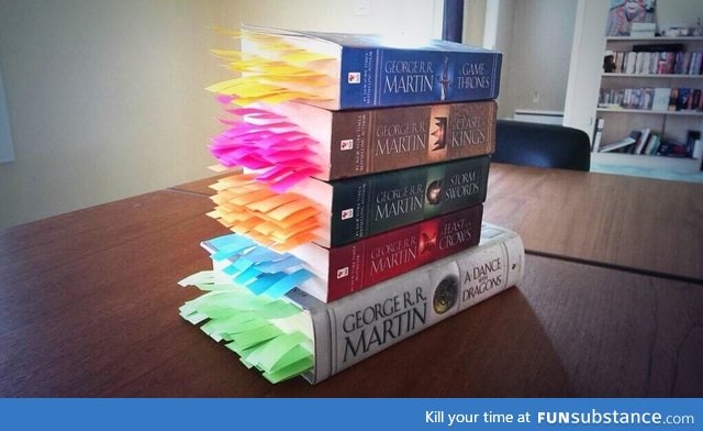 Every death in the game of thrones series, tabbed