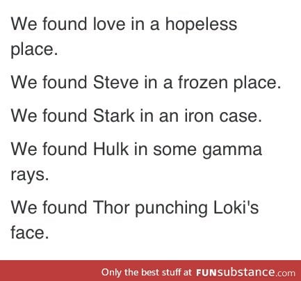 We Found Love: The Avengers