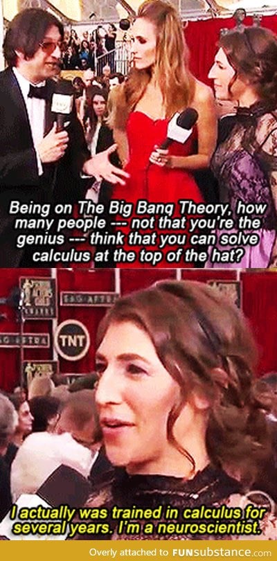 Awkward question for Mayim Bialik