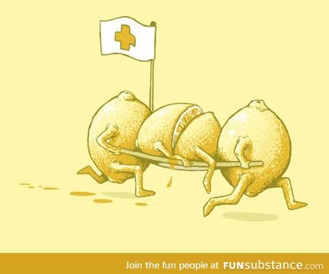 Haha, LemonAID! Get it?! No, ok....