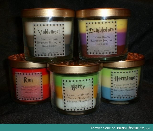 Harry potter candles