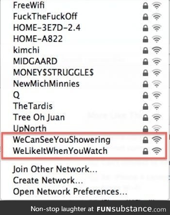 So my neighbors have been communicating