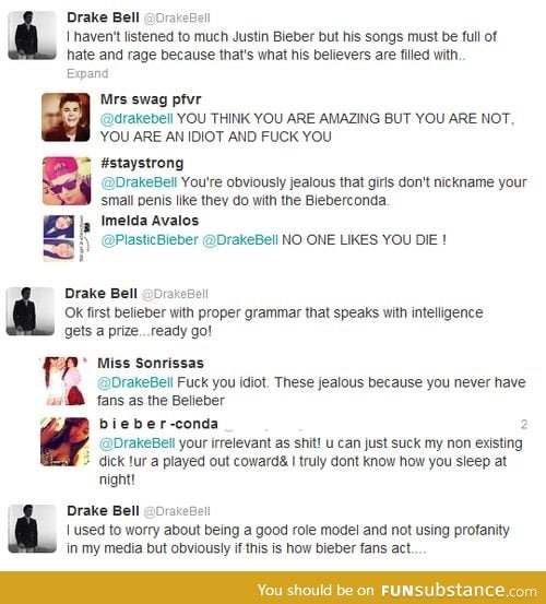 good guy, Drake Bell