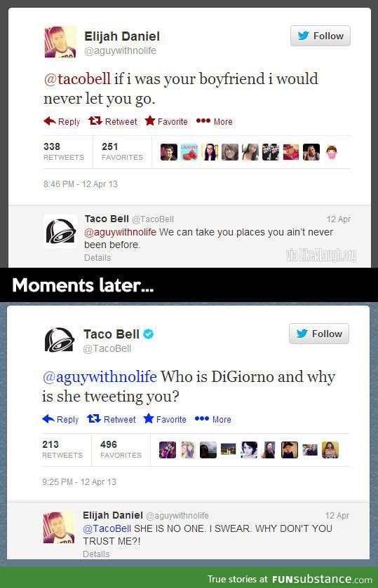 I love taco bell