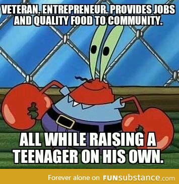 Good guy Eugene Krabs