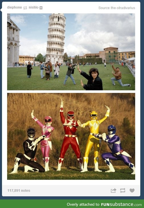 Go go power rangers!