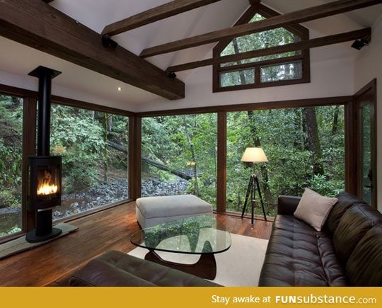 Creekside cabin