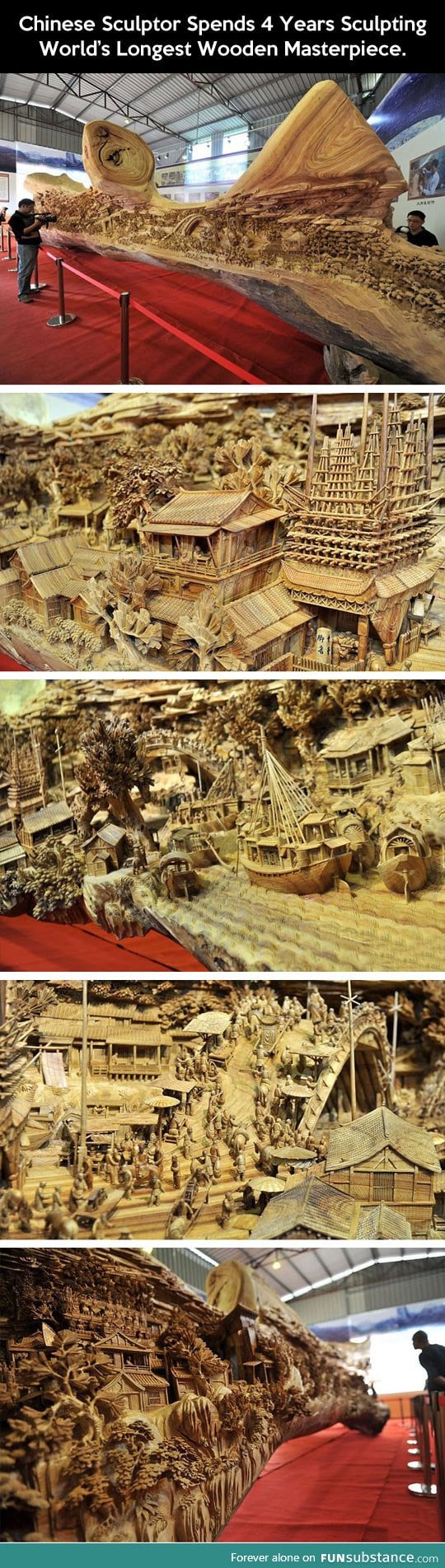 World's longest wooden masterpiece