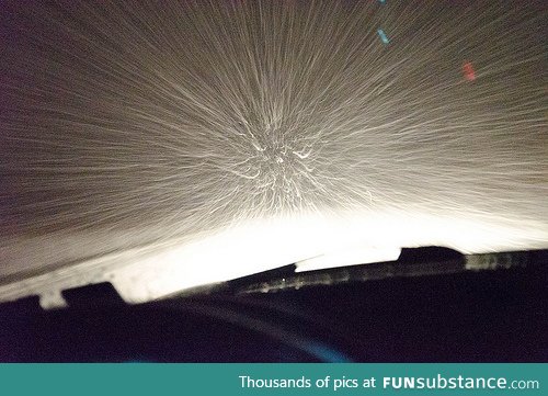 Why I love winter driving - I pretend I'm in the millennium falcon