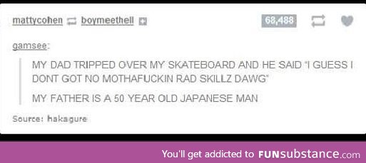 He aint got them rad skillz yo