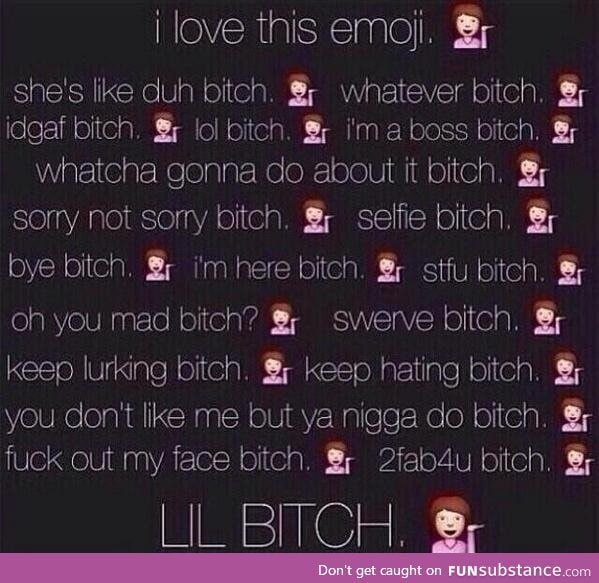 I love this emoji 