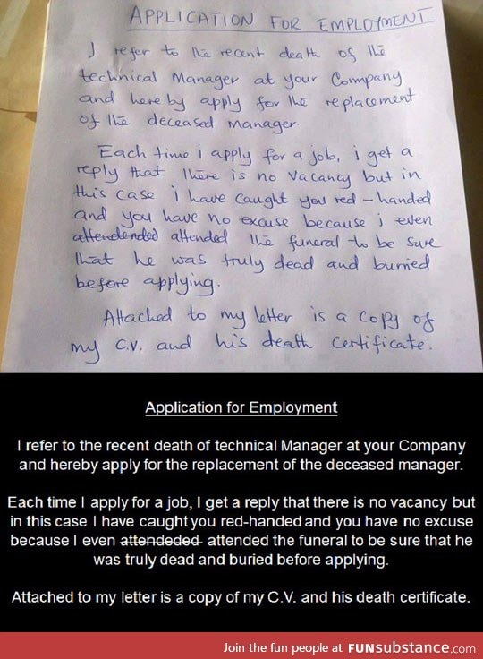 Best application for employment ever