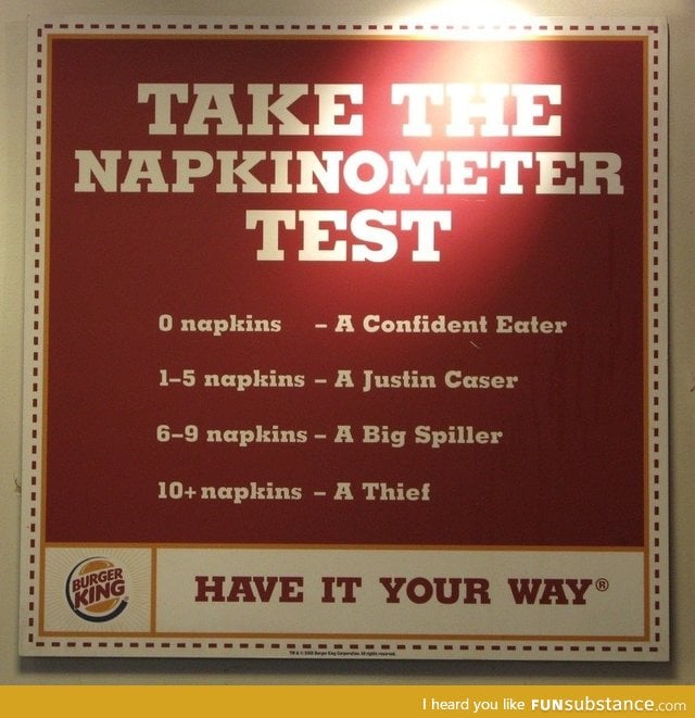 The napkinometer