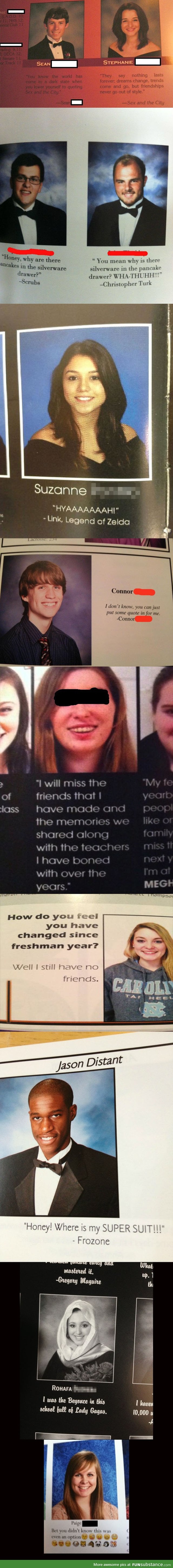 Yearbook quotes