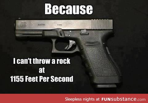 I always Glock the door at night