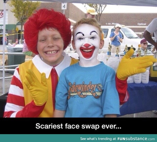 Creepy faceswap