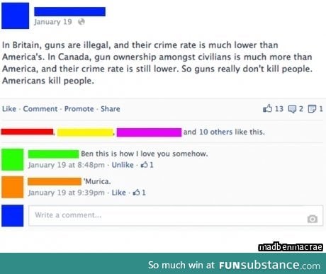 Americans kill people