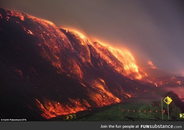 Austrailian coal mine fire