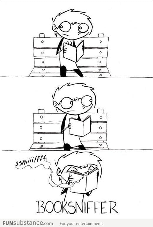 My secret addiction: Book sniffing