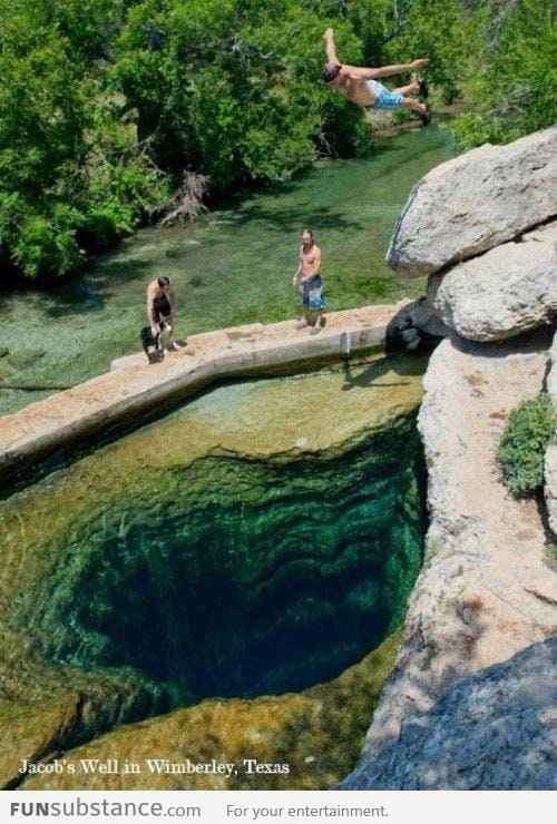 Awesome lake for diving