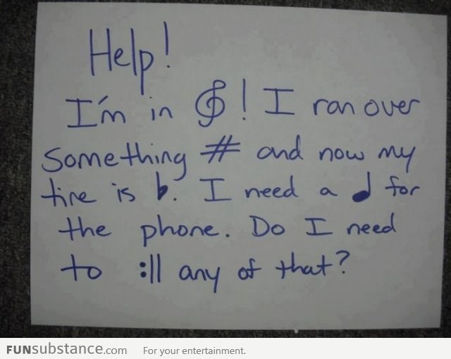 Help! I'm in Treble!