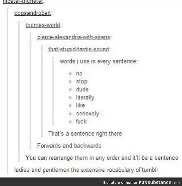 Tumblr Vocab