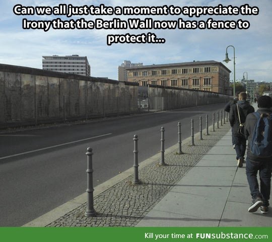 A fence at the berlin wall